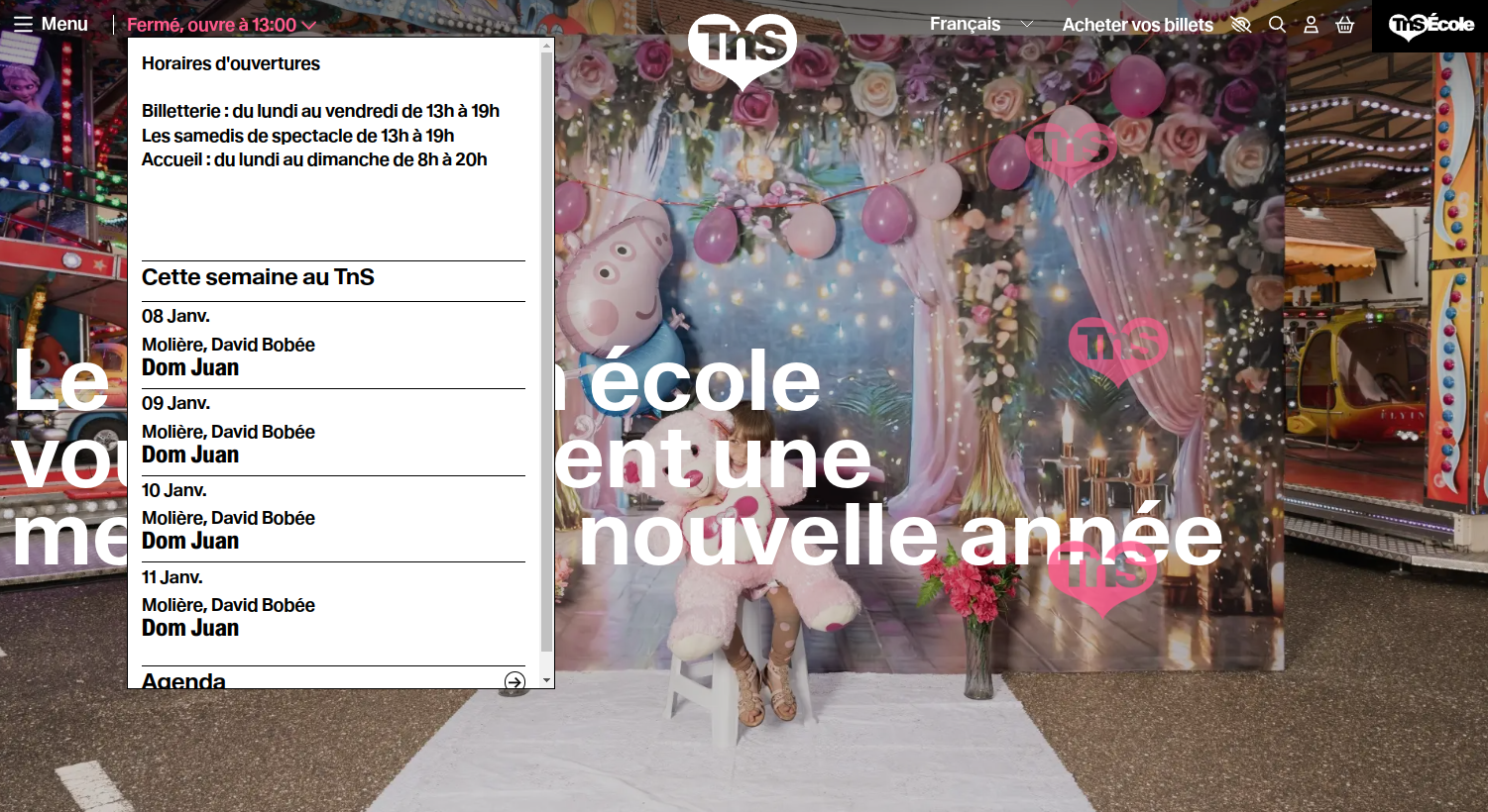 Exemple de Widget Horaires